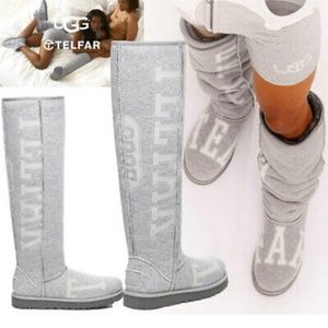 Telfar x UGG Tall Fleece Heather Grey